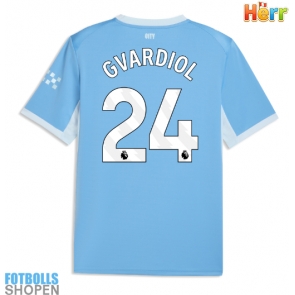 Billiga Manchester City Josko Gvardiol #24 Hemmatröja 2026-27 Kortärmad